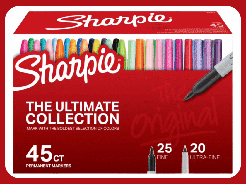 Sharpie Permanent Markers Ultimate Collection 45 Count Only $20 at Walmart (Reg $52)