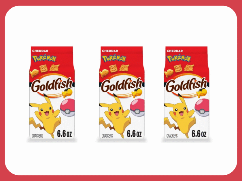 Goldfish Pokémon Cheddar Cheese Crackers Only $1.xx on Amazon!