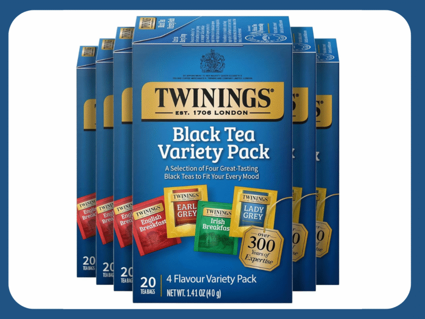 Twinings Variety Pack Black Tea Bags 120-Count Only $13.xx on Amazon (Reg. $28)
