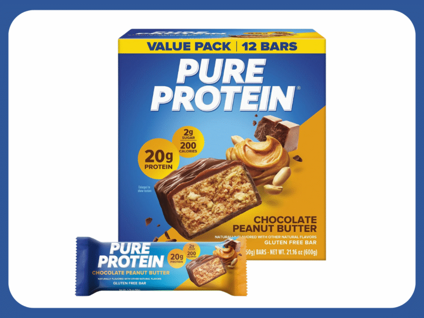 Pure Protein Chocolate Peanut Butter Protein Bars 12-Count Only $6.xx on Amazon (Reg $15)