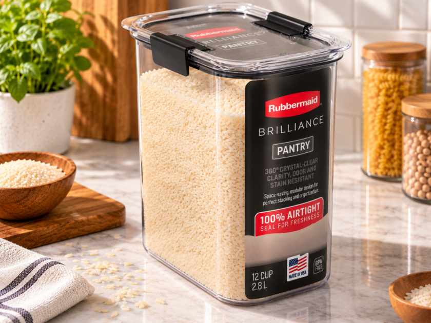 Rubbermaid Brilliance 12-Cup Airtight Food Storage Container Only $11.xx (Reg $21)