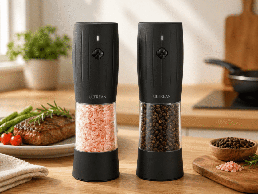 Ultrean Electric Salt and Pepper Grinder Set Only $11.xx on Amazon (Reg. $20)