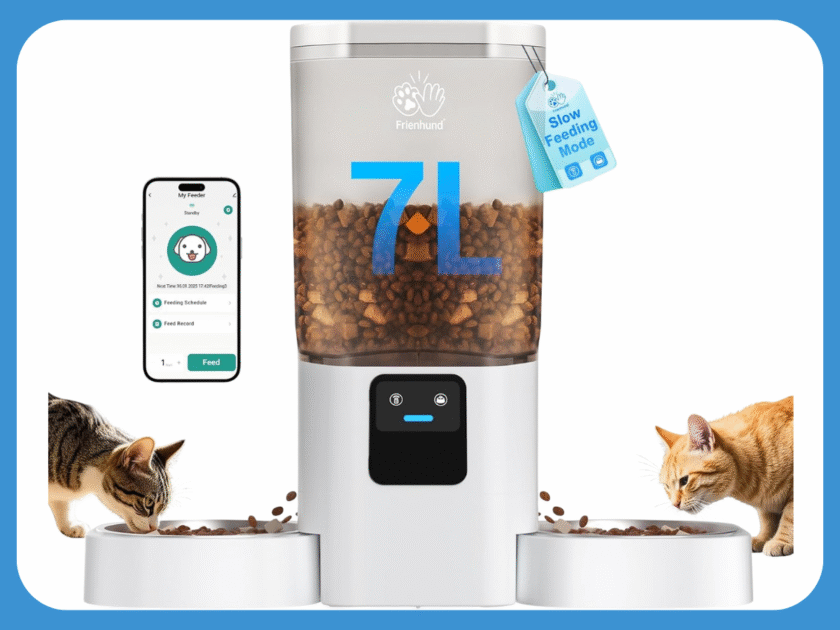 Frienhund Dual Automatic Pet Feeder Only $24.xx on Amazon (Reg. $57)