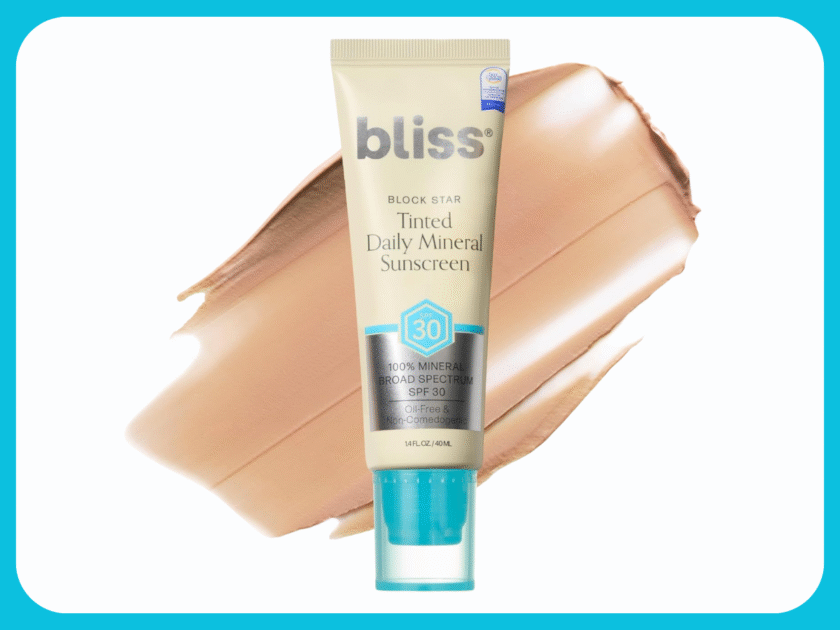 Bliss Block Star SPF 30 Daily Tinted Mineral Sunscreen Only 6.xx on Amazon (Reg. $38)