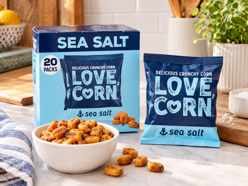 LOVE CORN Sea Salt 20-Pack Just $11.xx on Amazon (Reg. $20)