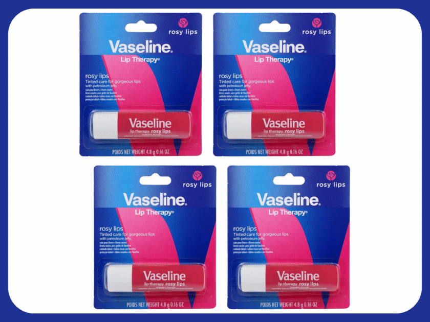 Vaseline Lip Therapy Care Rosy 4pk Only $5.xx on Amazon! (Reg $8)