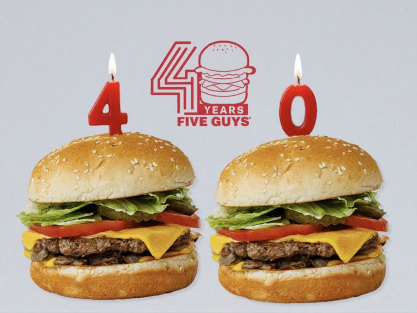 Buy One Five Guys Burger, Get One FREE Through September 18th!
