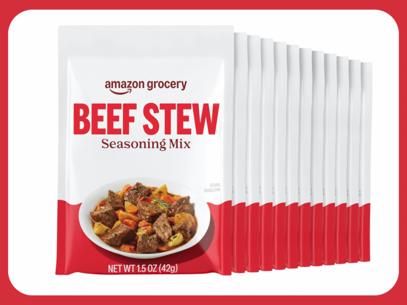 Amazon Grocery Beef Stew Seasoning Mix 12-Count Only $6.xx on Amazon (Reg. $16)