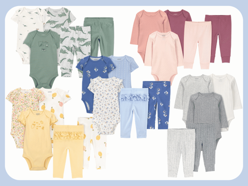 Carter’s Child of Mine Baby Bodysuit 5-Piece Sets Just $10 at Walmart (Reg. $16)