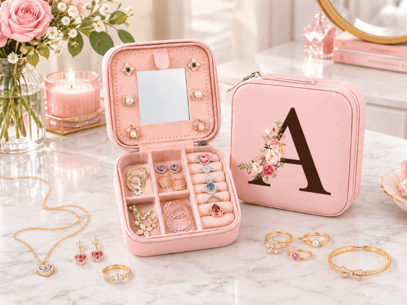 Personalized Initial Jewelry Box Just $3.xx on Amazon (Reg $7)