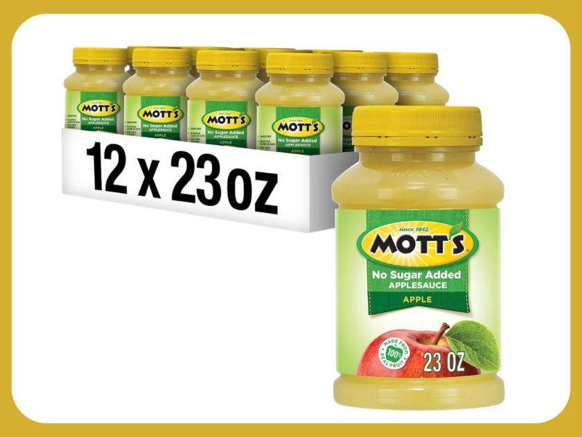Mott’s Jug Size Case 12 Pack Applesauce Only $11.xx on Amazon (Reg. $46)