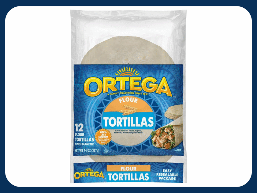 Ortega Flour Tortillas 12ct Only $1.xx on Amazon (Reg $5)