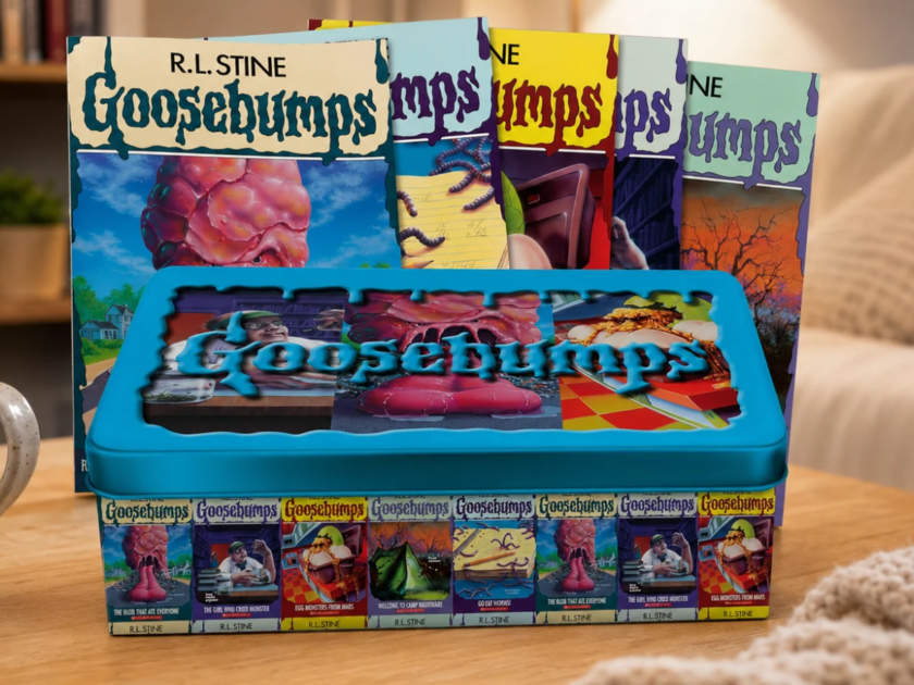 Goosebumps Retro Terror Collectible Tin Set Only $21.xx on Amazon (Reg. $30)