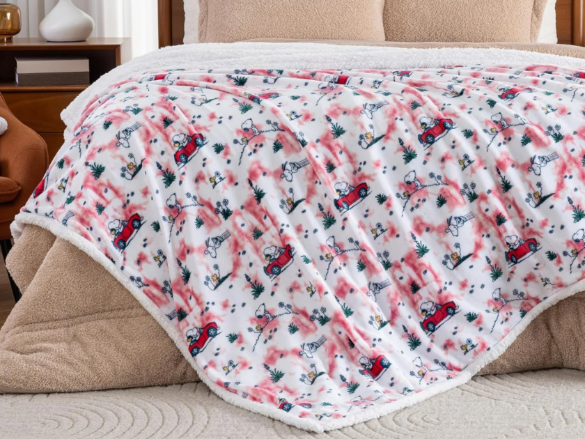 Peanuts Throw Blanket By Berkshire Only $9.xx on Amazon (Reg. $40)