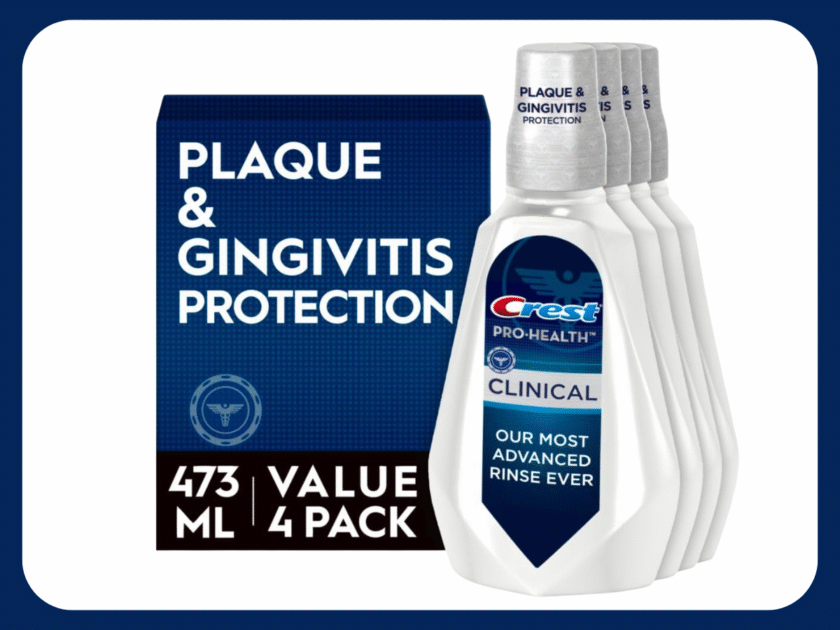 Crest Pro-Health Clinical Mouthwash 4ct Only $10.xx on Amazon (Reg $29)