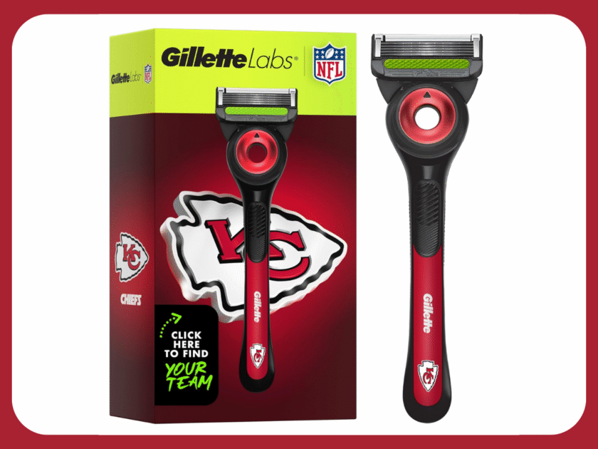 Gillette Labs Special NFL Chiefs Edition Shaving Razor Only $6.xx on Amazon (Reg $15)