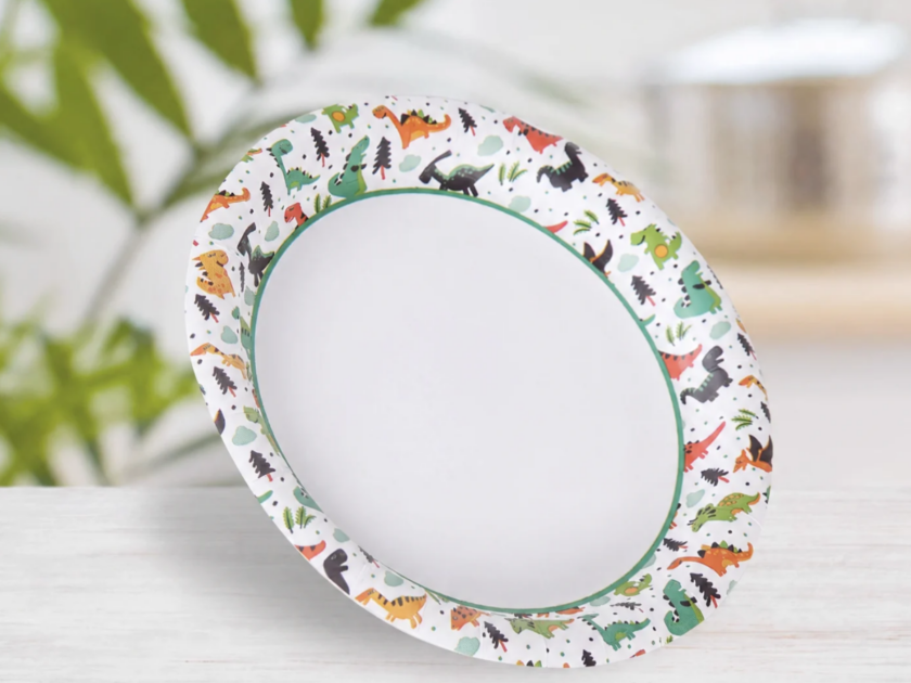 Glad Kids Dinosaur-Themed Heavy Duty Disposable Paper Plates Only $2.xx on Amazon (Reg $6)