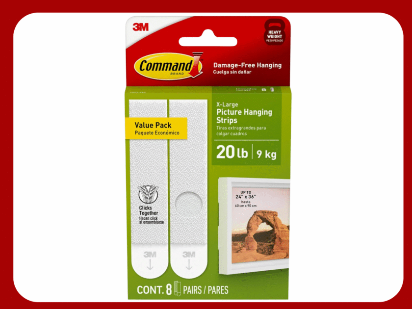 Command X-Large Hanging Strips 8-Pack Only $5.xx On Amazon (Reg. $12)