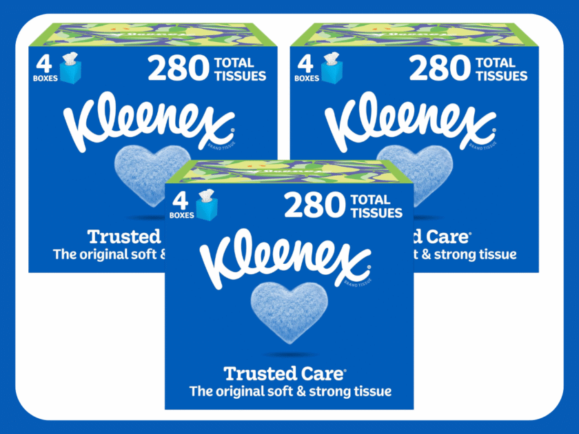 12 Boxes Of Kleenex Tissue for $15.xx on Amazon (Reg.$21)