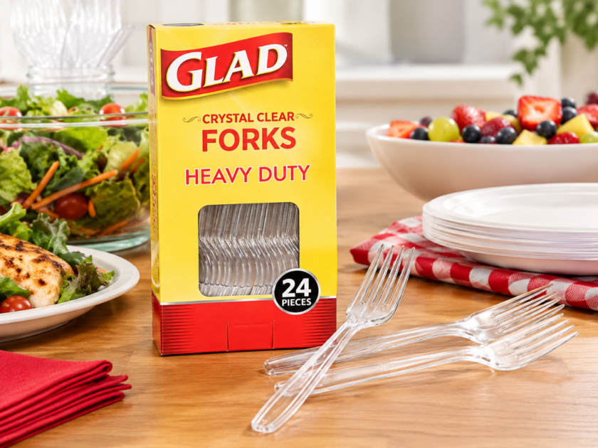 Glad Crystal Clear Heavy Duty Forks 24-Count Only $1.xx on Amazon (Reg $5)!