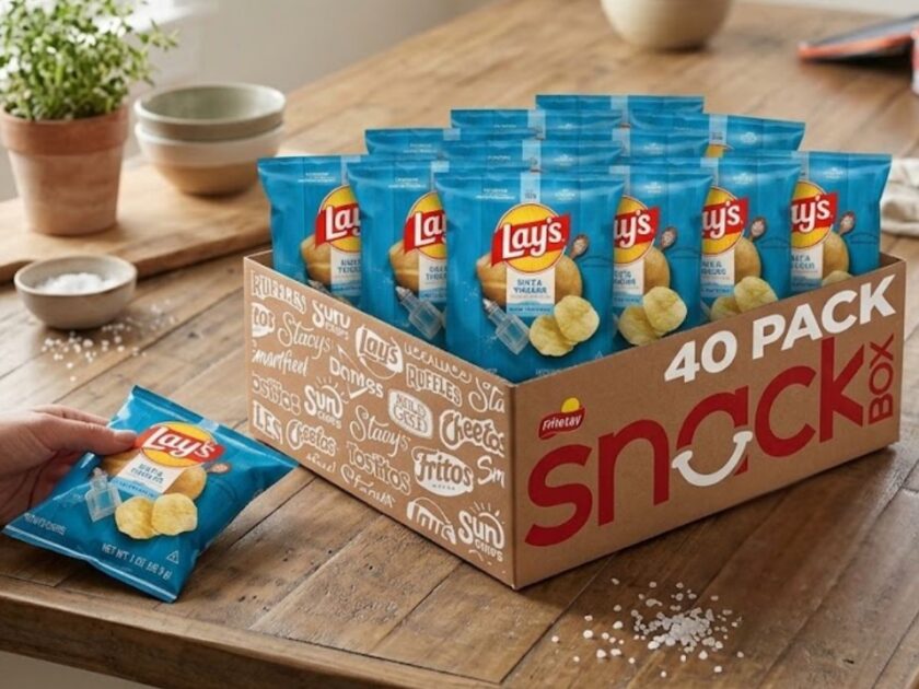 Lay’s Salt & Vinegar Flavored Potato Chips 40 Pack Just $13.xx on Amazon (Reg. $23)