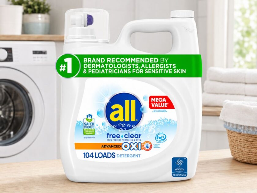 all Free Clear Liquid Laundry Detergent 103-Loads Just $14.97 After Walmart Cash Back!