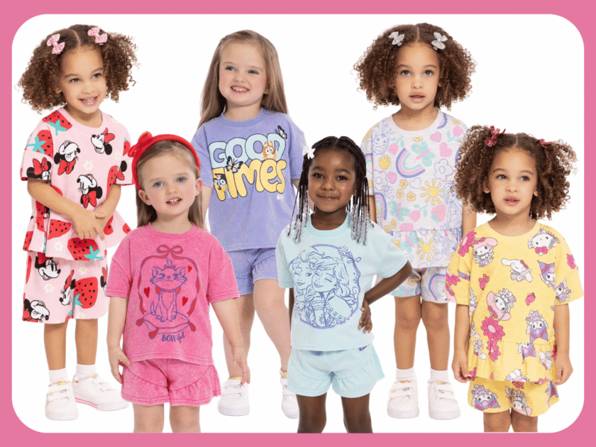 Toddler Girls Character 2-Piece Sets Only $8.38 at Walmart (Reg. $14)