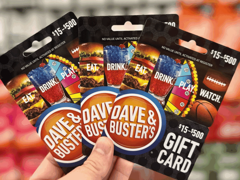$50 Texas Roadhouse Gift Card Only $43 + Save on Dave & Buster’s, Five Guys & More!