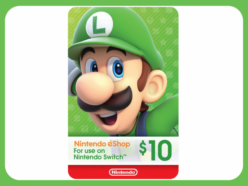$10 Nintendo eGift Card Only $8.xx on Amazon