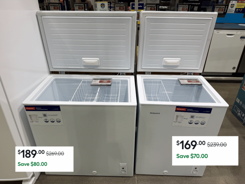 Hotpoint Chest Freezer Only $169 Shipped at Lowe’s (Reg. $229)