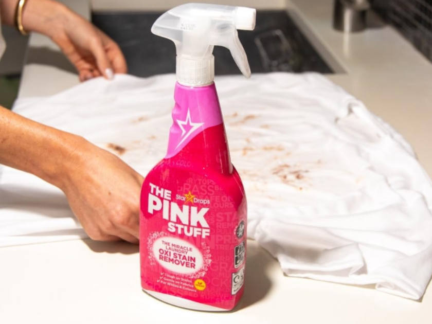 The Pink Stuff The Miracle Laundry Oxi Stain Remover Spray Only $3.xx on Amazon (Reg $6)