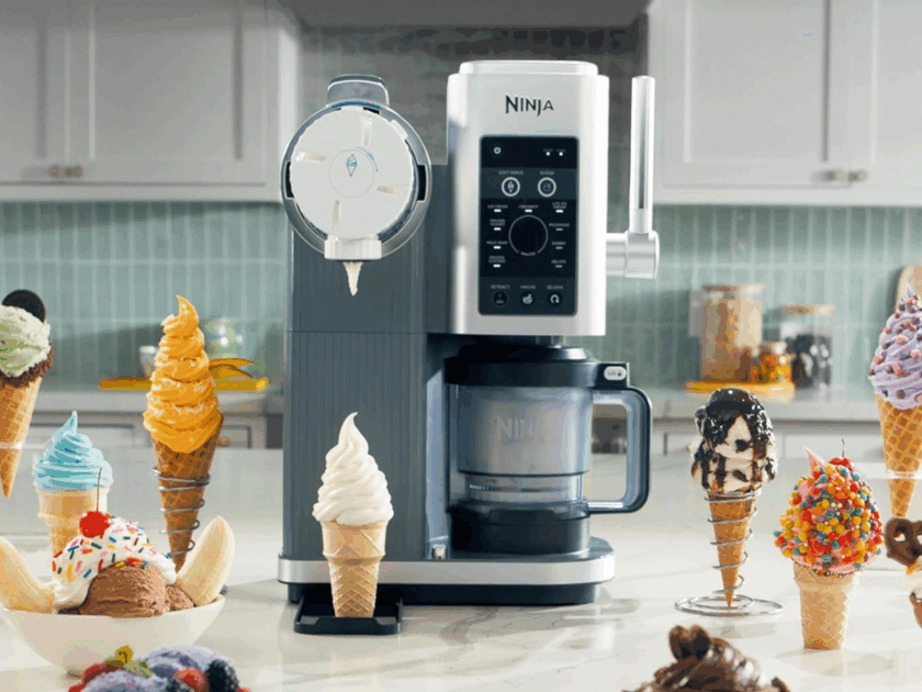 Ninja CREAMi Scoop & Swirl Ice Cream Maker Only $250 at QVC (Reg. $350)