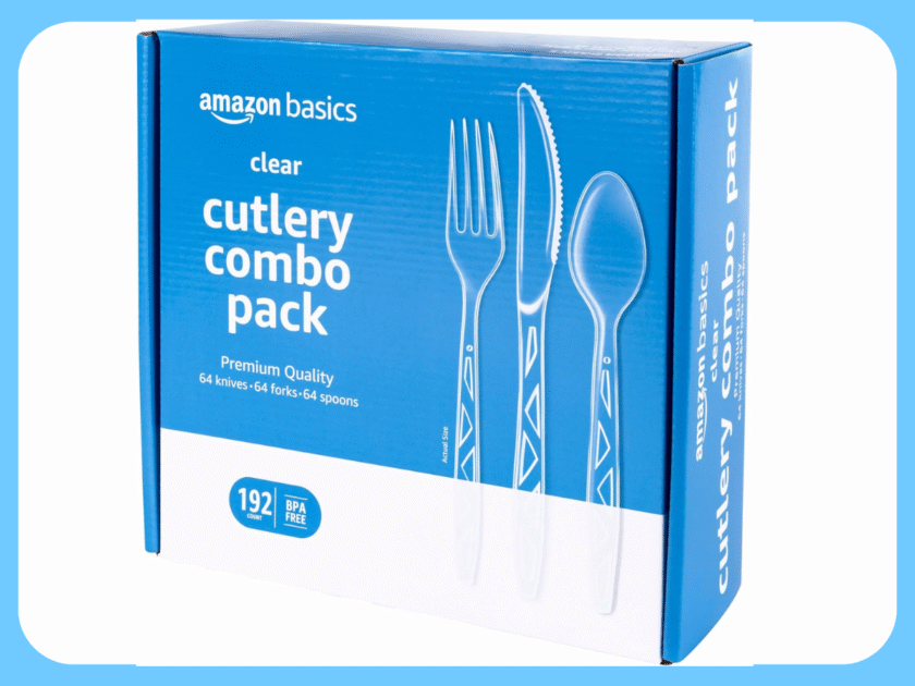 Amazon Basics 192-Count Cutlery Combo Pack Only $6.xx on Amazon (Reg. $9)