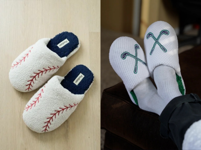 Dearfoams Men’s Sports Slippers Just $9.xx at Walmart!