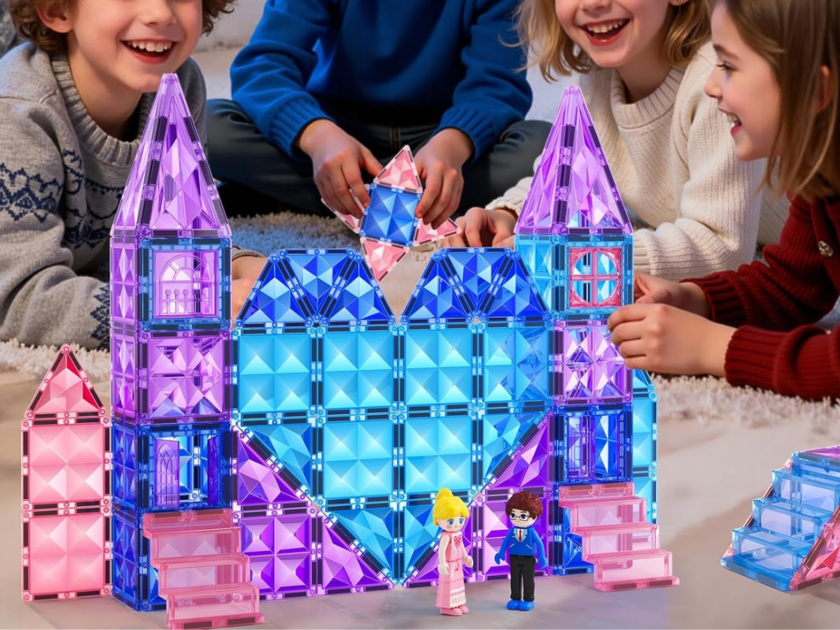 102 PC Magnetic Building Tile Set w/ Dolls Only $19.xx on Amazon (Reg. $40)