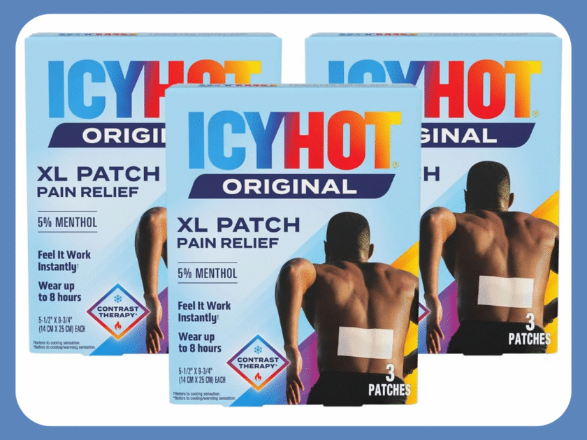 Icy Hot Medicated Patch XL Extra Strength Pain Relief Patch 3ct Only $13.xx on Amazon (Reg $24)