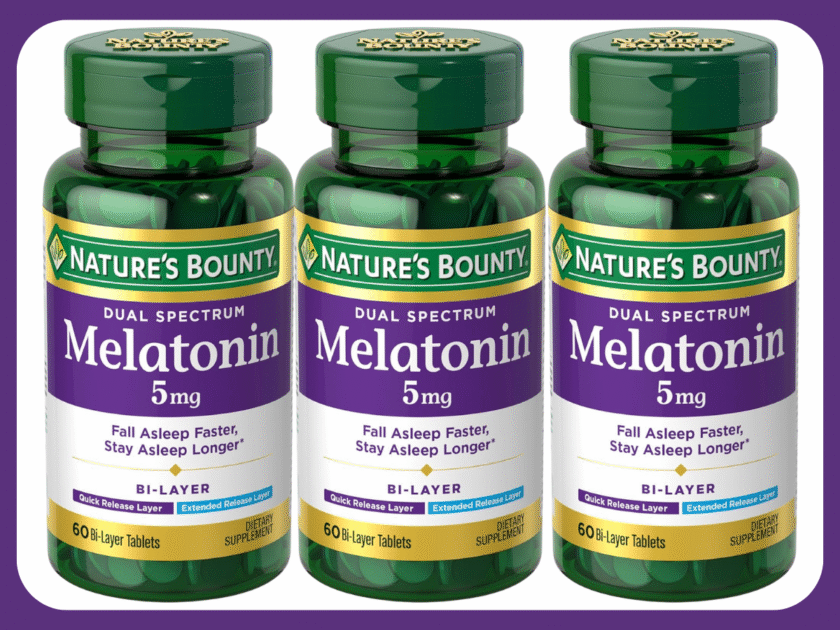 Nature’s Bounty Melatonin 5mg Dual Spectrum Only $3.xx on Amazon (Reg $10)