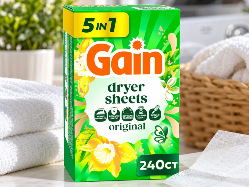 Buy FOUR Gain Dryer Sheets 240-Count Only $4.xx Each (Reg $10)