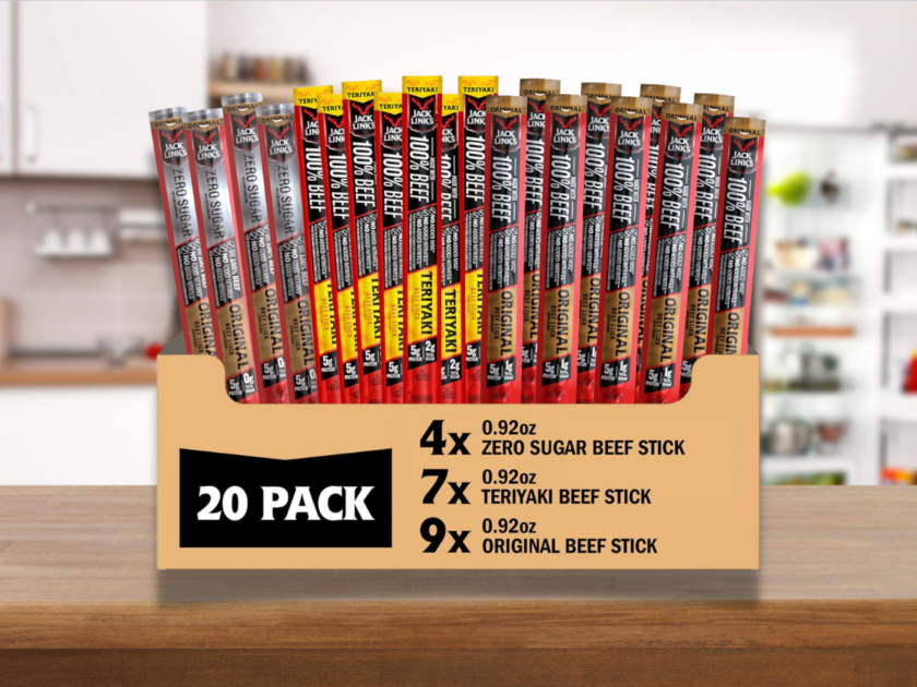 Jack Link’s Beef Jerky Sticks 20-Count Variety Pack Just $11.xx on Amazon (Reg $23)!