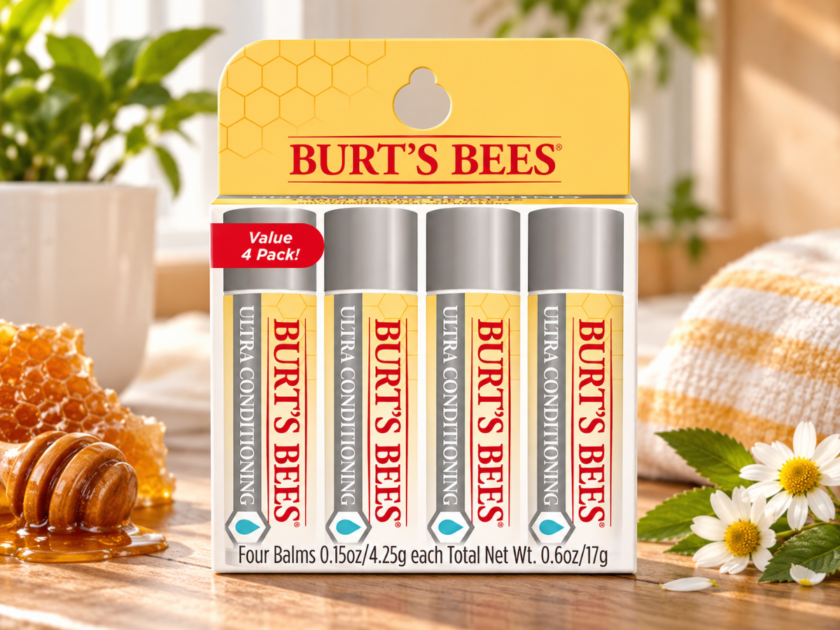 Burt’s Bees Ultra Conditioning Lip Balm 4-Pack Only $8.xx on Amazon (Reg $15)