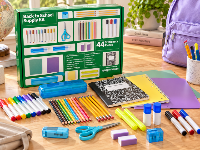 Back To School 44-Piece Supply Kit Only $10.xx on Amazon (Reg $20)
