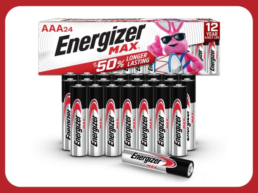 Energizer MAX AAA Alkaline Batteries 24-Count Only $8.xx on Amazon (Reg. $22)