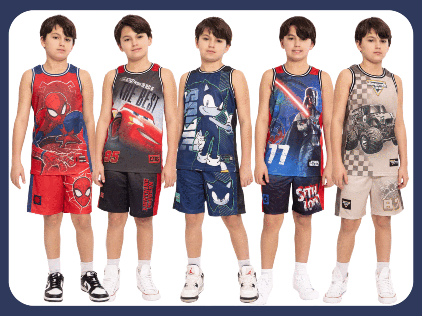 Boys Character Basketball Jersey & Shorts 2-Piece Set