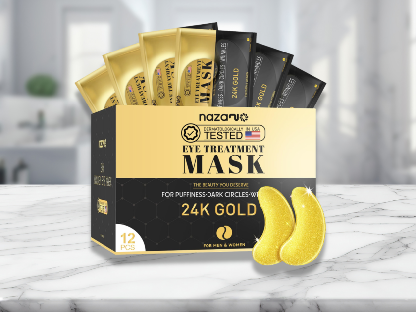 24K Gold Under Eye Masks 12-Count Only $2.xx on Amazon (Reg $9)