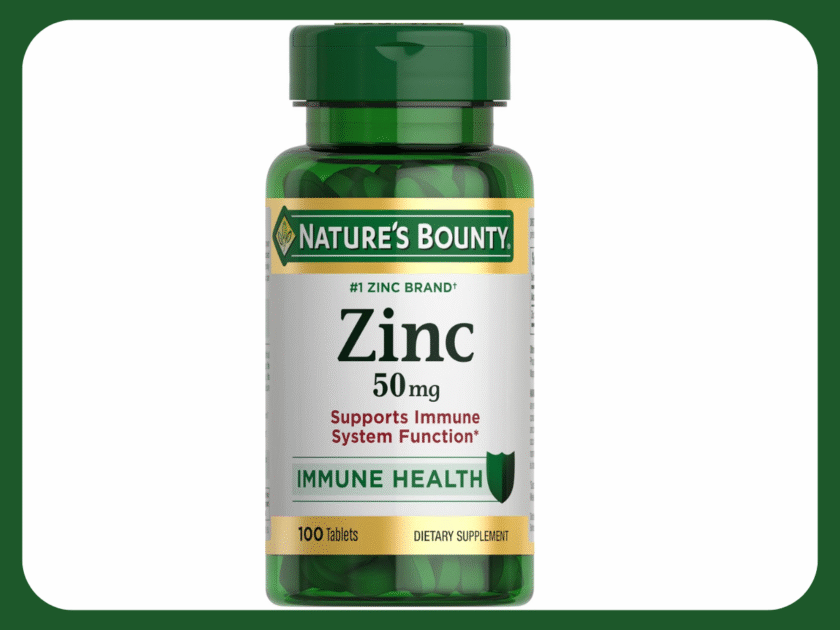 Nature’s Bounty Zinc 50mg Only $2.xx on Amazon (Reg $7)