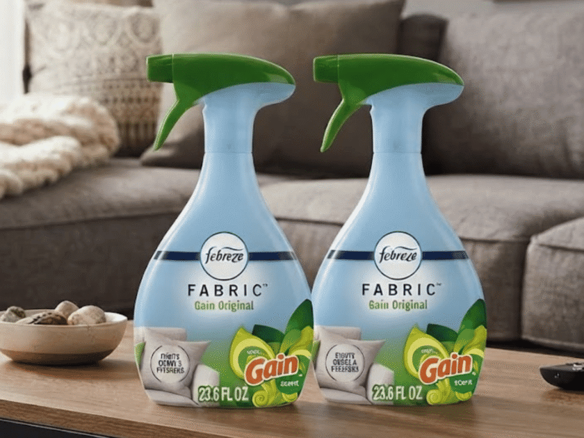 2-Pack Gain Febreze Fabric Spray Air Freshener Only $5.xx on Amazon (Reg $12)