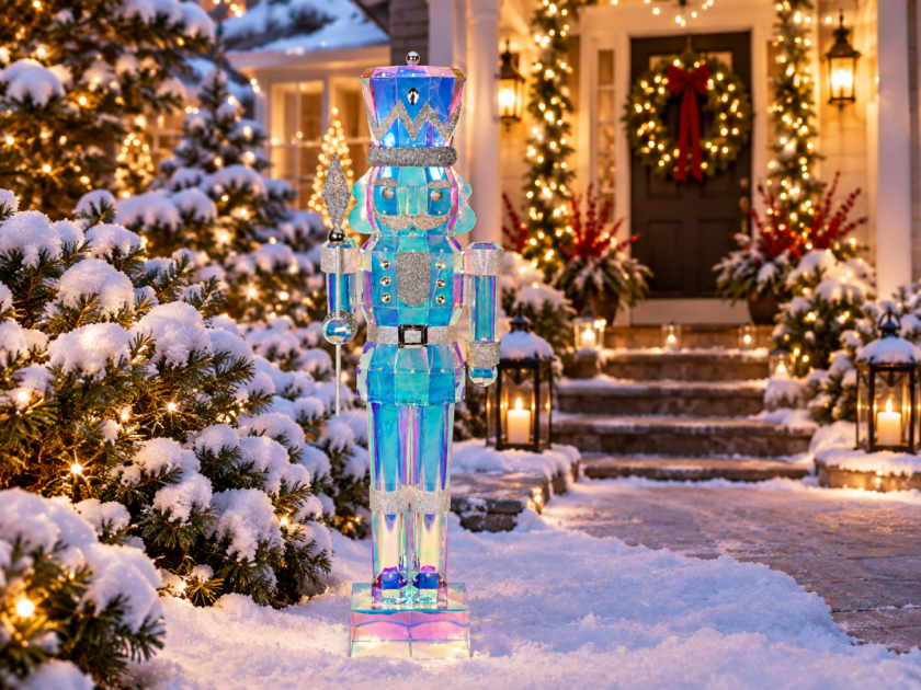 Lighted Prism Nutcracker Now Available at Walmart – 6 Feet Tall!