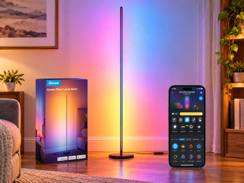 Govee RGBIC Floor Lamp Only $59.xx on Amazon (Reg $100)