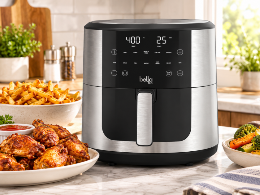 bella PRO SmartCrisp 8-qt. Touchscreen Air Fryer Only $59.xx Shipped (Reg. $130)
