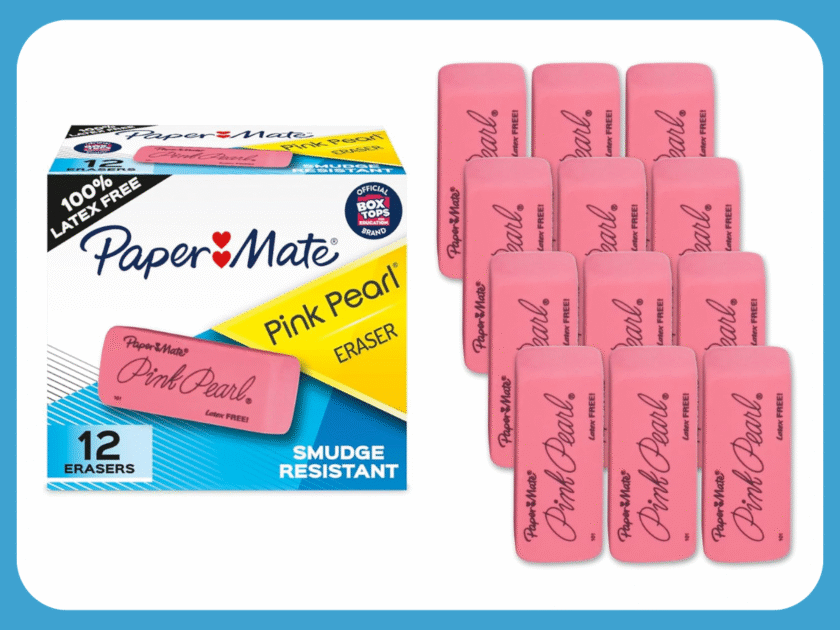 Paper Mate Pink Pearl Large Erasers 12 Count Only $5.xx (Reg $13)